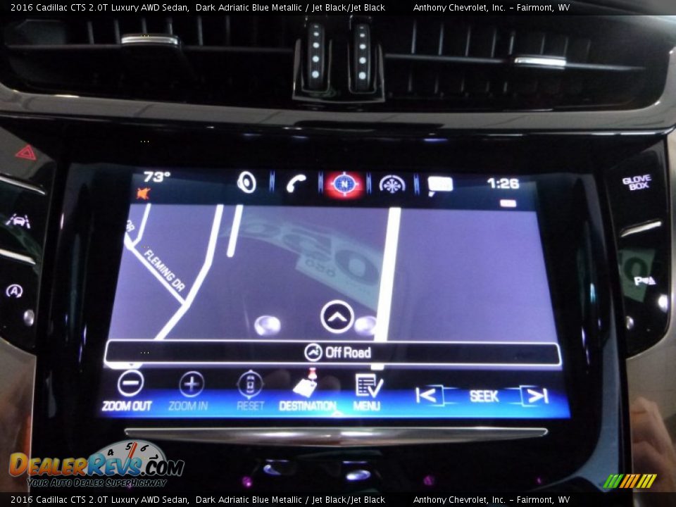 Navigation of 2016 Cadillac CTS 2.0T Luxury AWD Sedan Photo #20