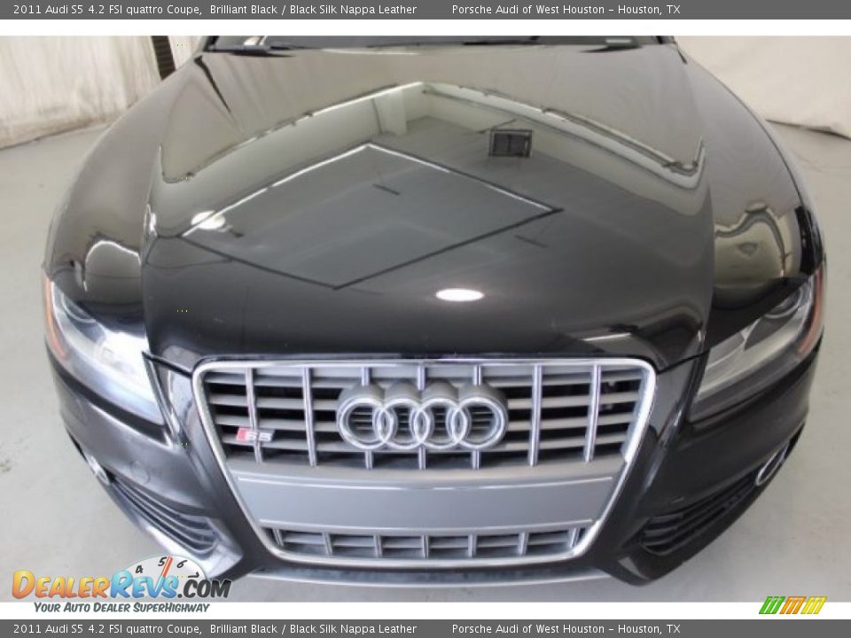 2011 Audi S5 4.2 FSI quattro Coupe Brilliant Black / Black Silk Nappa Leather Photo #2