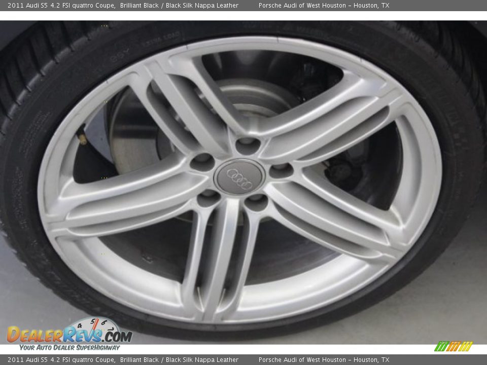 2011 Audi S5 4.2 FSI quattro Coupe Brilliant Black / Black Silk Nappa Leather Photo #4