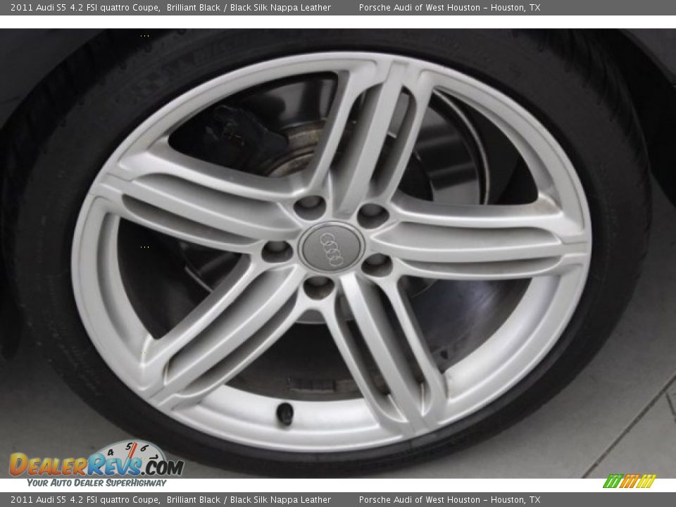 2011 Audi S5 4.2 FSI quattro Coupe Brilliant Black / Black Silk Nappa Leather Photo #5