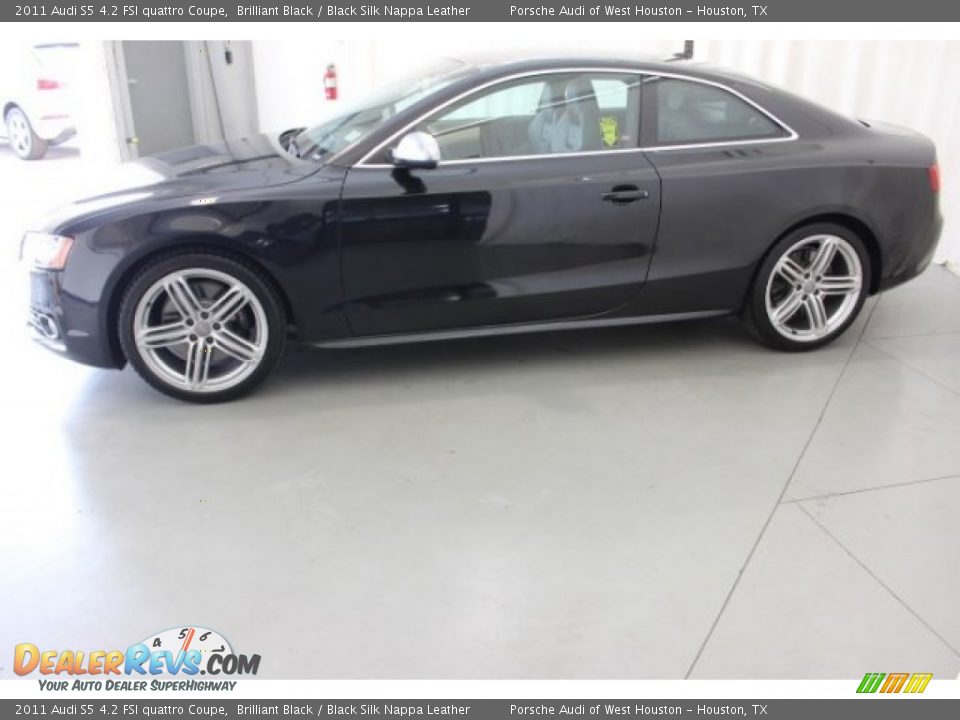 2011 Audi S5 4.2 FSI quattro Coupe Brilliant Black / Black Silk Nappa Leather Photo #6