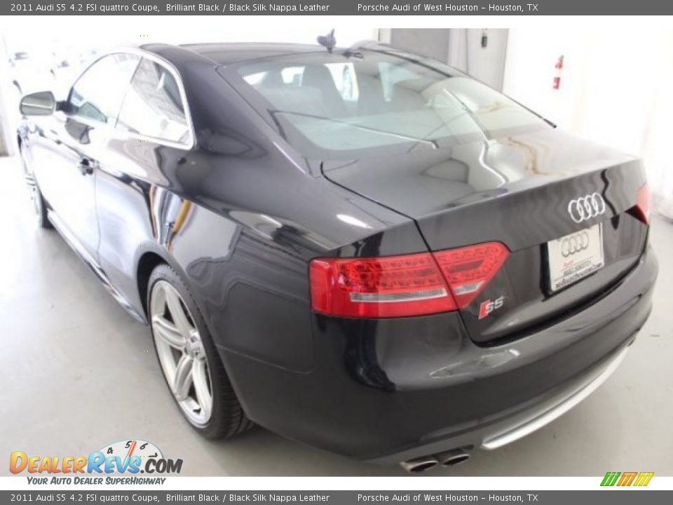 2011 Audi S5 4.2 FSI quattro Coupe Brilliant Black / Black Silk Nappa Leather Photo #7