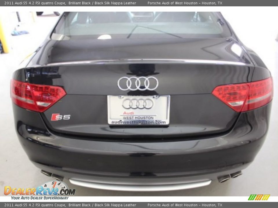 2011 Audi S5 4.2 FSI quattro Coupe Brilliant Black / Black Silk Nappa Leather Photo #8