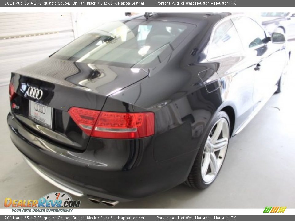 2011 Audi S5 4.2 FSI quattro Coupe Brilliant Black / Black Silk Nappa Leather Photo #9