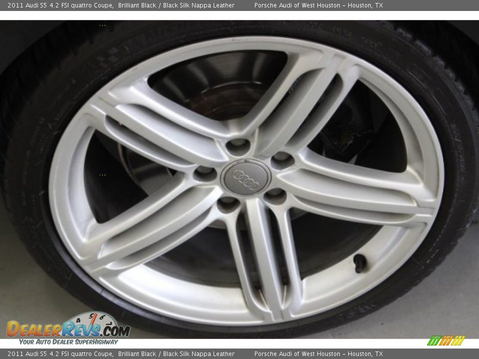 2011 Audi S5 4.2 FSI quattro Coupe Brilliant Black / Black Silk Nappa Leather Photo #10