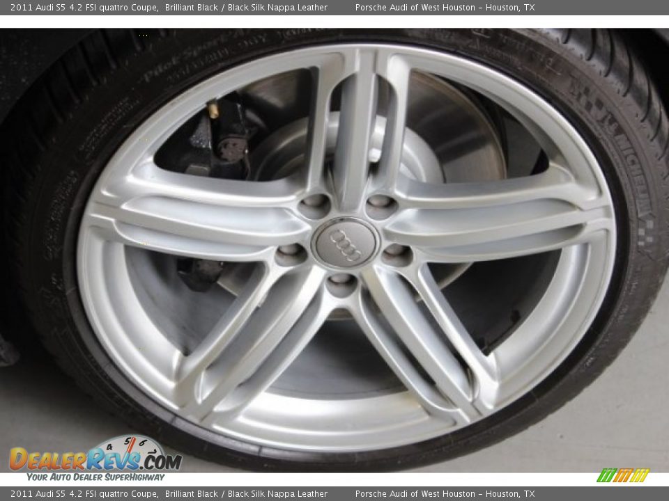 2011 Audi S5 4.2 FSI quattro Coupe Brilliant Black / Black Silk Nappa Leather Photo #11