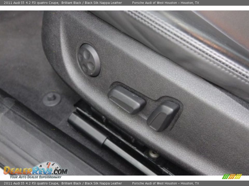 2011 Audi S5 4.2 FSI quattro Coupe Brilliant Black / Black Silk Nappa Leather Photo #14