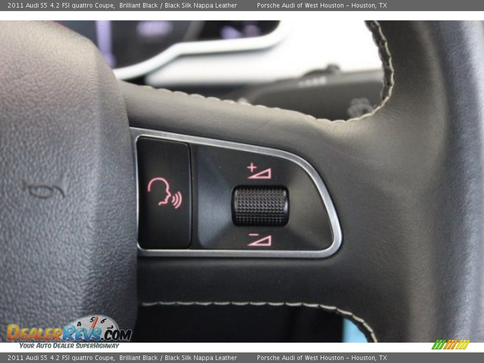 2011 Audi S5 4.2 FSI quattro Coupe Brilliant Black / Black Silk Nappa Leather Photo #29