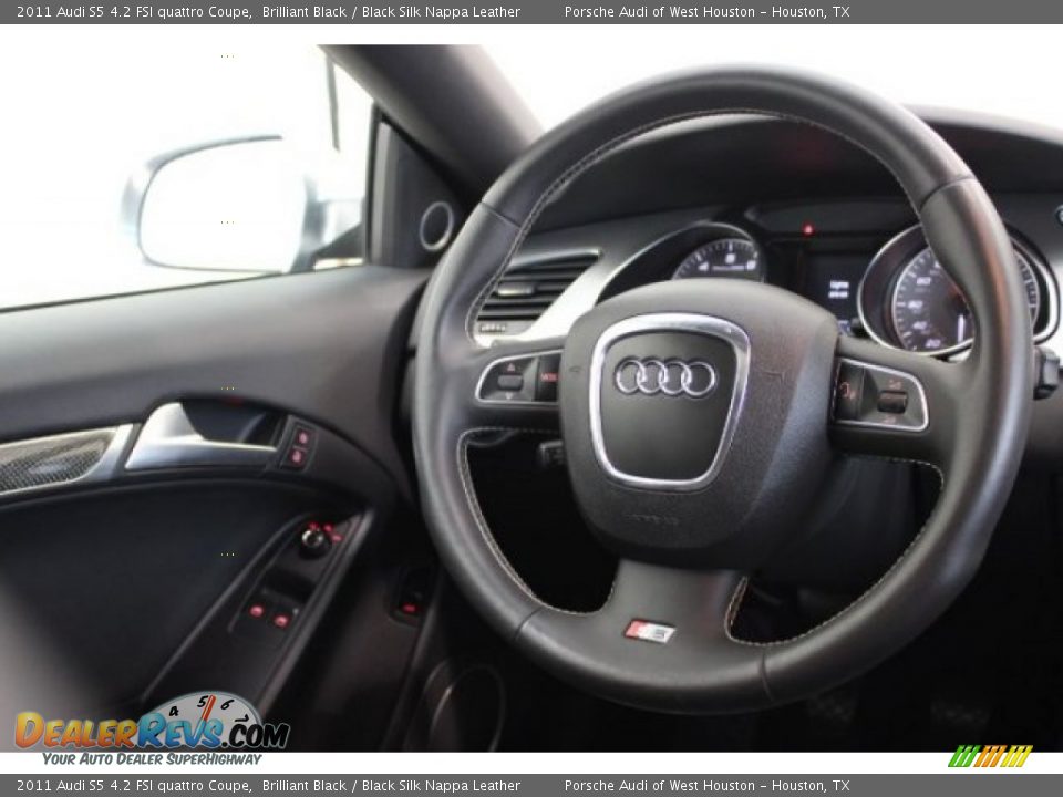 2011 Audi S5 4.2 FSI quattro Coupe Brilliant Black / Black Silk Nappa Leather Photo #34