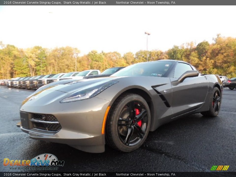 2016 Chevrolet Corvette Stingray Coupe Shark Gray Metallic / Jet Black Photo #1