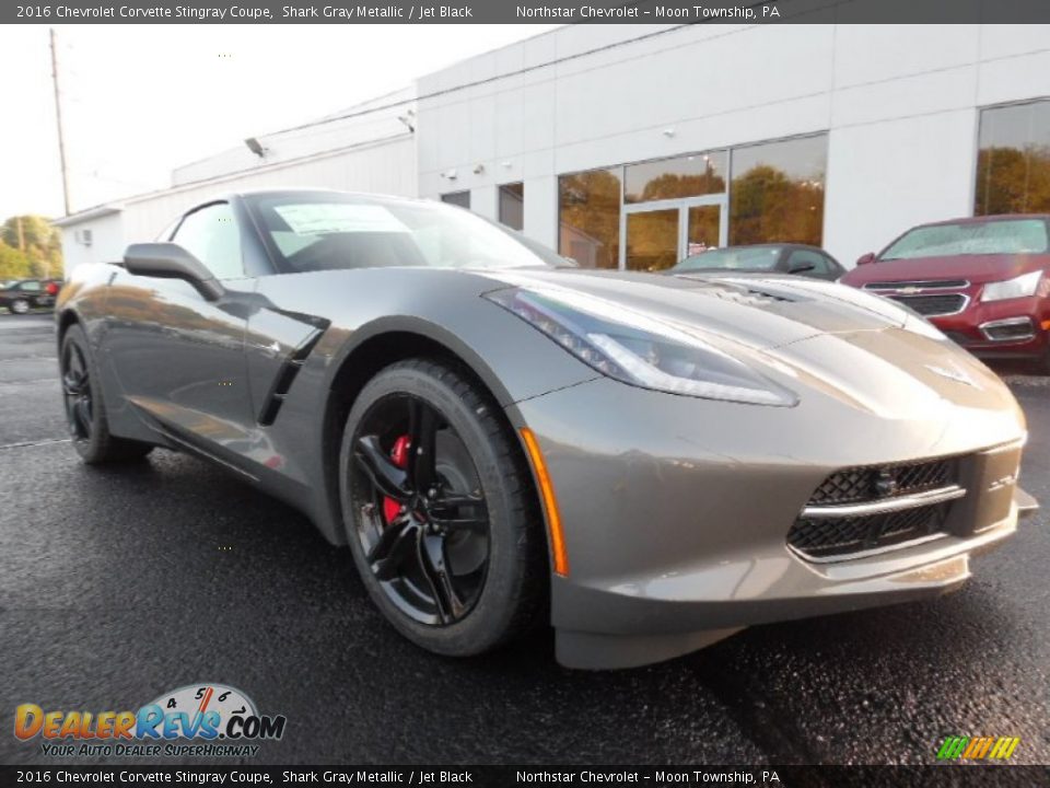 2016 Chevrolet Corvette Stingray Coupe Shark Gray Metallic / Jet Black Photo #3