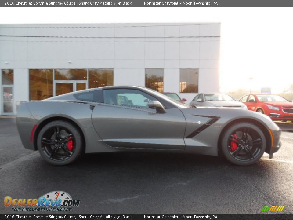 2016 Chevrolet Corvette Stingray Coupe Shark Gray Metallic / Jet Black Photo #4