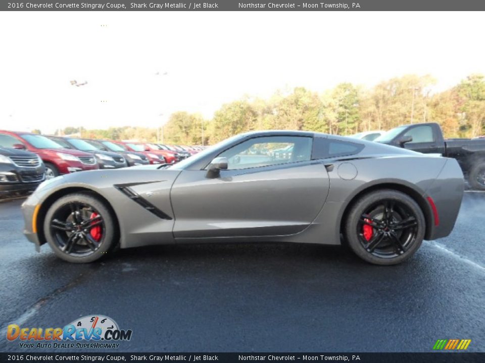 2016 Chevrolet Corvette Stingray Coupe Shark Gray Metallic / Jet Black Photo #8