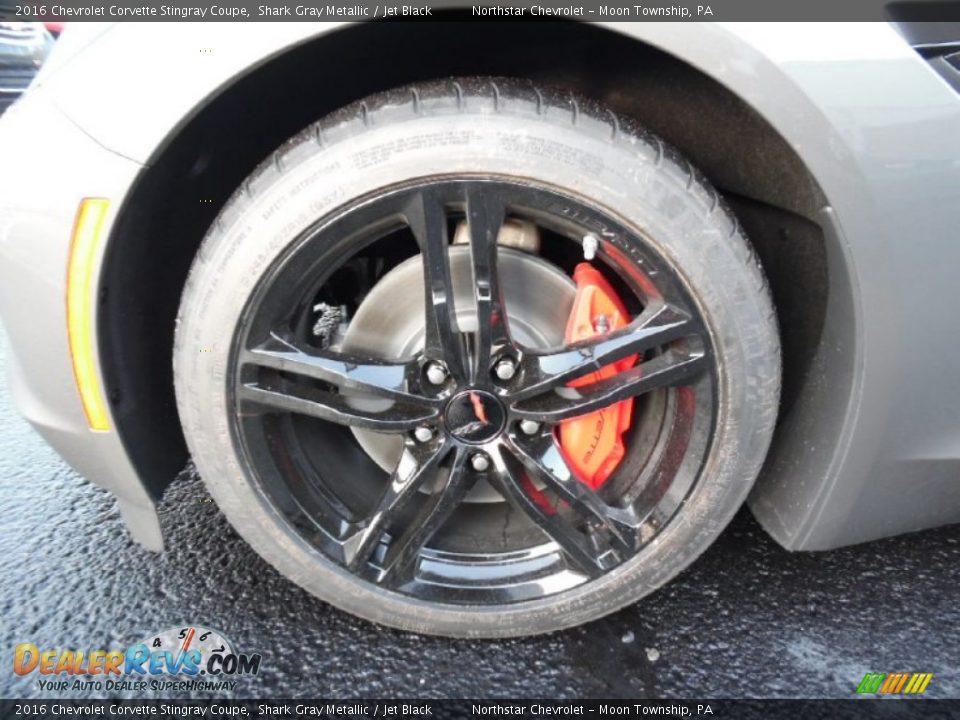 2016 Chevrolet Corvette Stingray Coupe Shark Gray Metallic / Jet Black Photo #9
