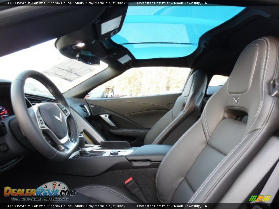 2016 Chevrolet Corvette Stingray Coupe Shark Gray Metallic / Jet Black Photo #10