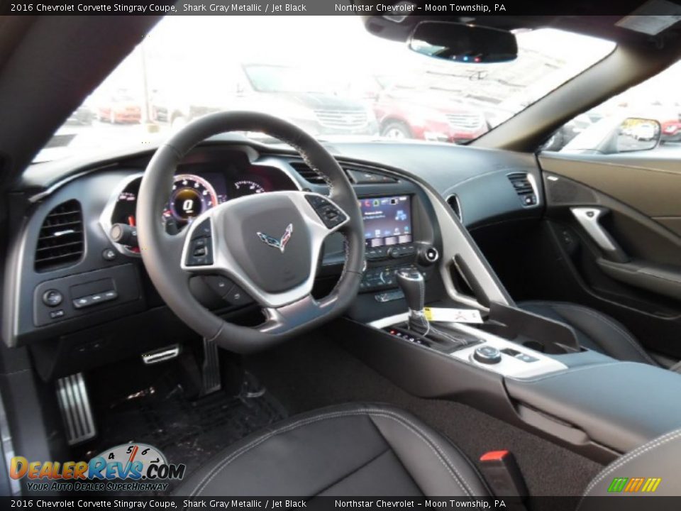 2016 Chevrolet Corvette Stingray Coupe Shark Gray Metallic / Jet Black Photo #12
