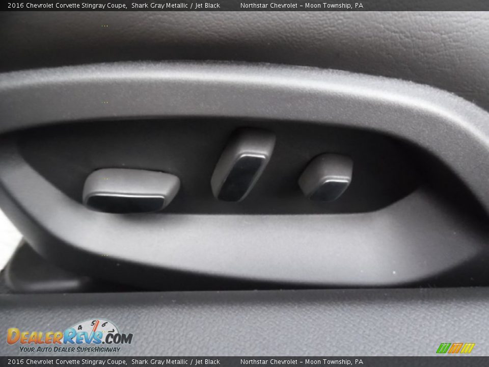 2016 Chevrolet Corvette Stingray Coupe Shark Gray Metallic / Jet Black Photo #16
