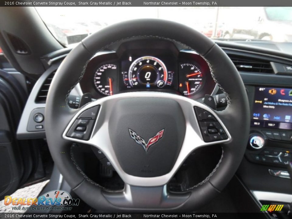 2016 Chevrolet Corvette Stingray Coupe Shark Gray Metallic / Jet Black Photo #17