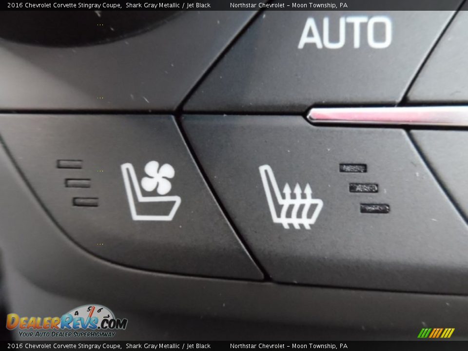 2016 Chevrolet Corvette Stingray Coupe Shark Gray Metallic / Jet Black Photo #19