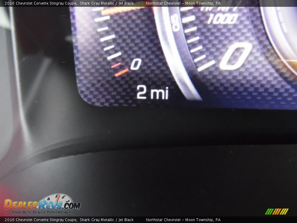 2016 Chevrolet Corvette Stingray Coupe Shark Gray Metallic / Jet Black Photo #20