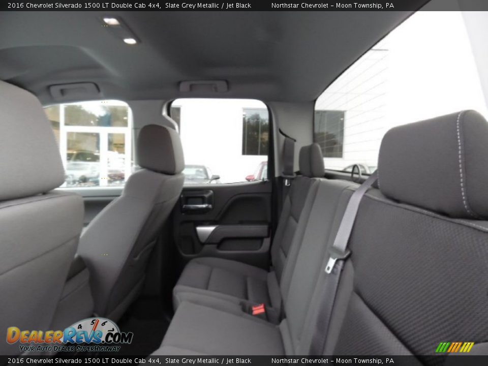 Rear Seat of 2016 Chevrolet Silverado 1500 LT Double Cab 4x4 Photo #12