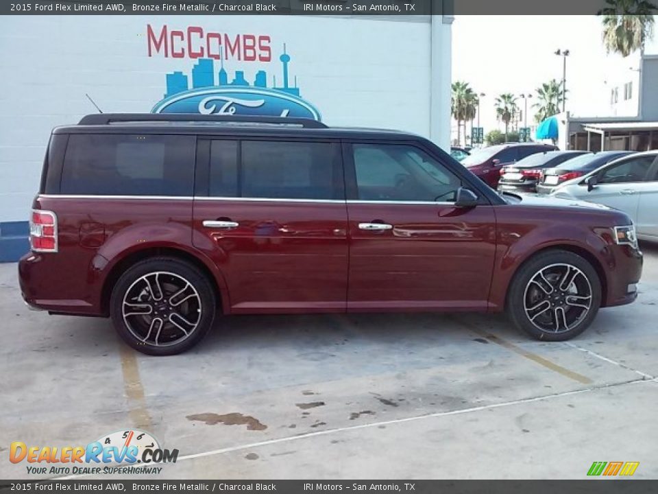 2015 Ford Flex Limited AWD Bronze Fire Metallic / Charcoal Black Photo #4