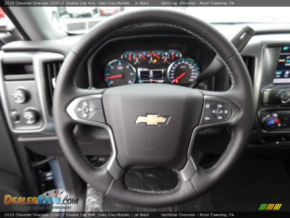2016 Chevrolet Silverado 1500 LT Double Cab 4x4 Steering Wheel Photo #17