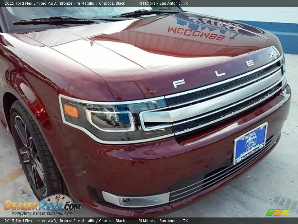 2015 Ford Flex Limited AWD Bronze Fire Metallic / Charcoal Black Photo #5