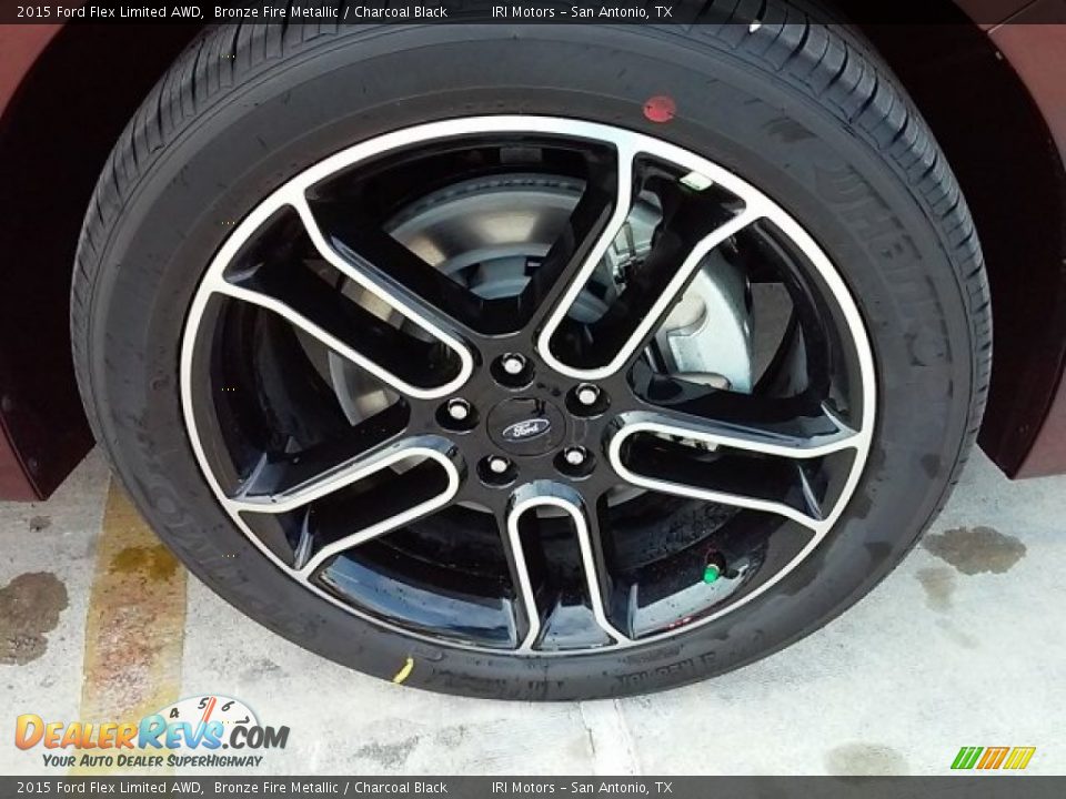 2015 Ford Flex Limited AWD Bronze Fire Metallic / Charcoal Black Photo #6