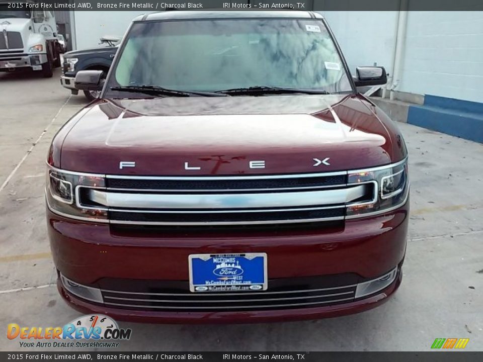 2015 Ford Flex Limited AWD Bronze Fire Metallic / Charcoal Black Photo #8