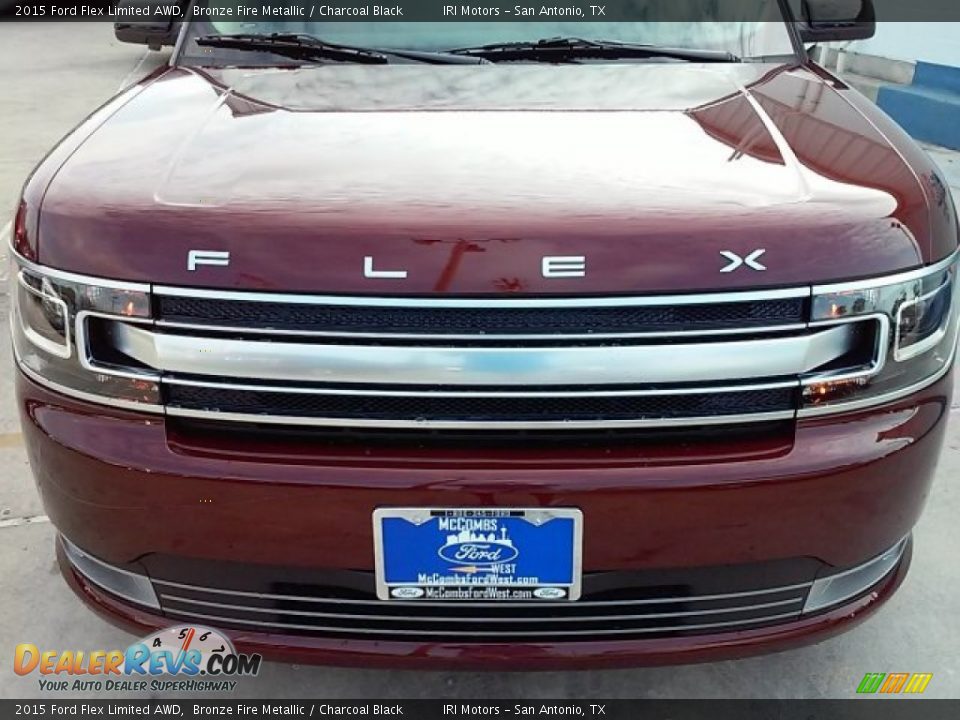 2015 Ford Flex Limited AWD Bronze Fire Metallic / Charcoal Black Photo #9
