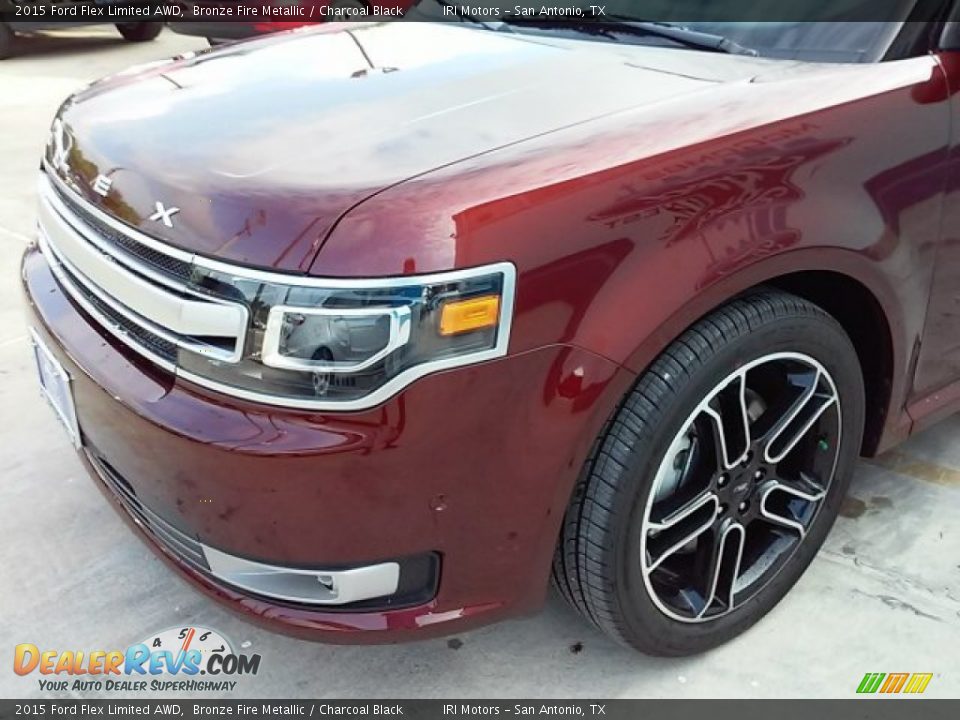 2015 Ford Flex Limited AWD Bronze Fire Metallic / Charcoal Black Photo #11