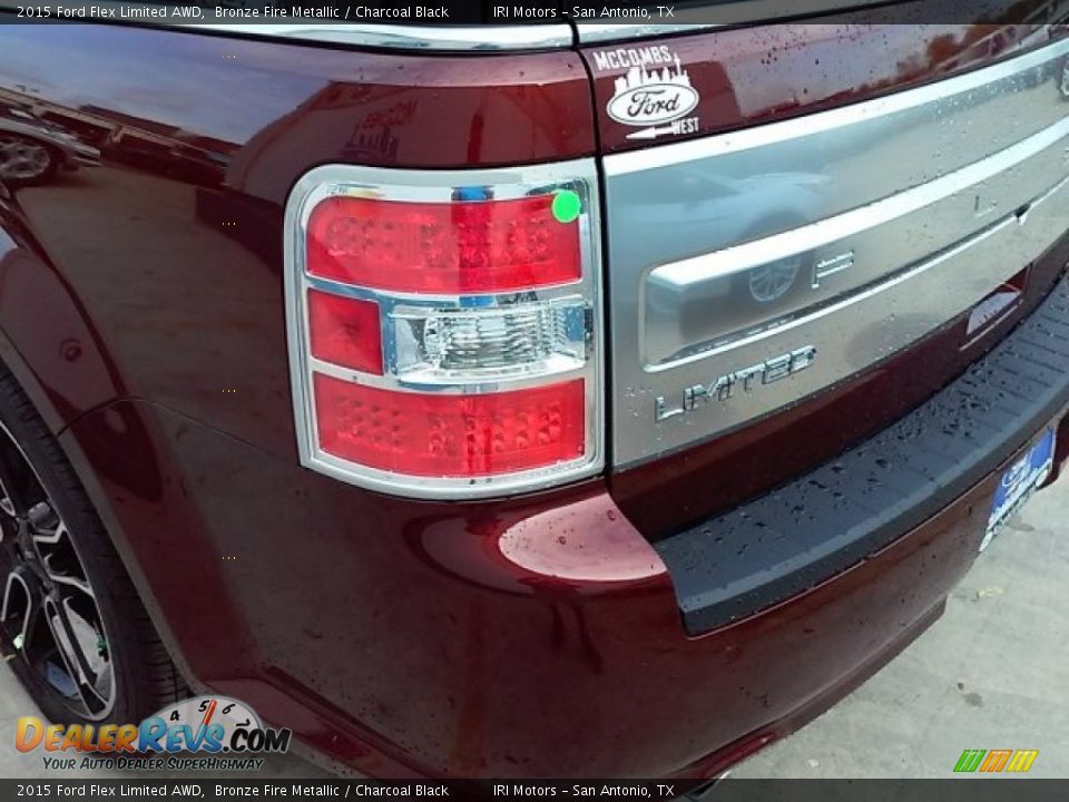 2015 Ford Flex Limited AWD Bronze Fire Metallic / Charcoal Black Photo #13