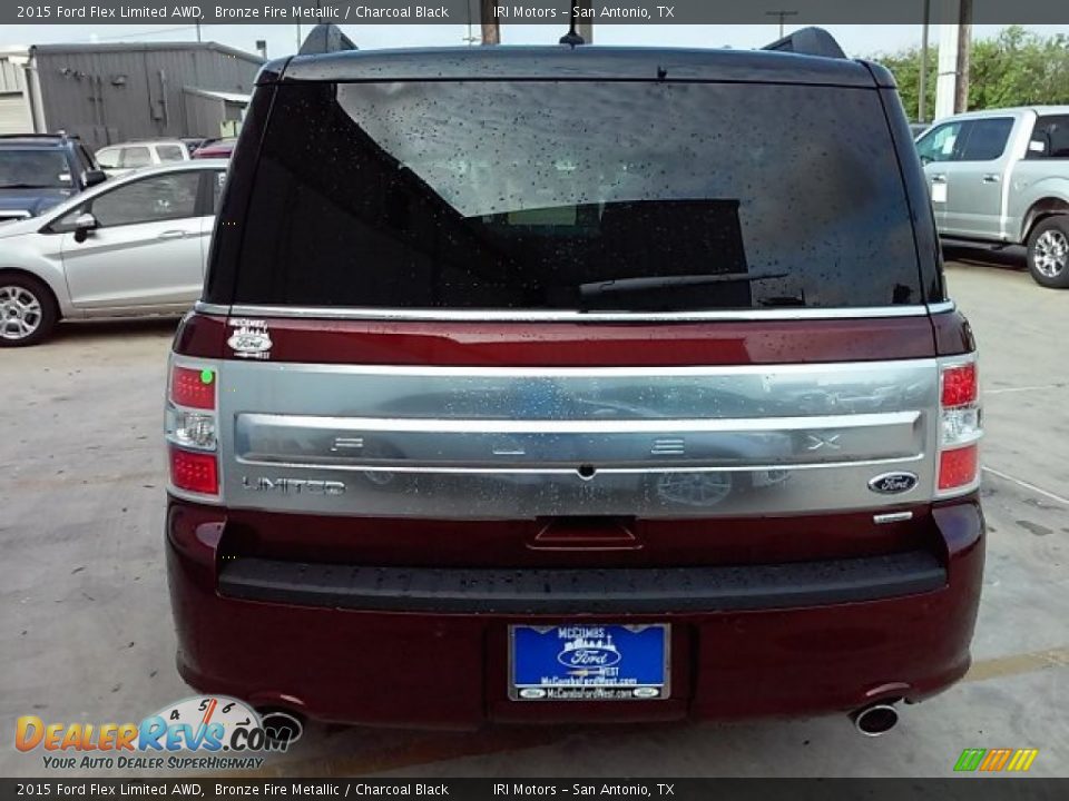 2015 Ford Flex Limited AWD Bronze Fire Metallic / Charcoal Black Photo #14