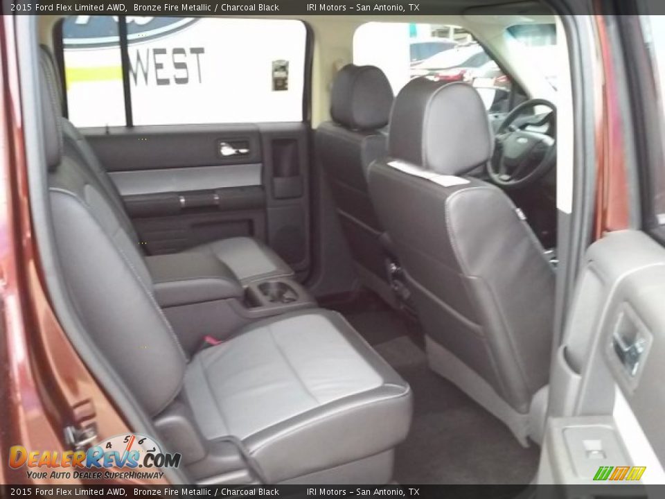 2015 Ford Flex Limited AWD Bronze Fire Metallic / Charcoal Black Photo #23