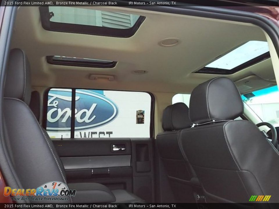 2015 Ford Flex Limited AWD Bronze Fire Metallic / Charcoal Black Photo #24
