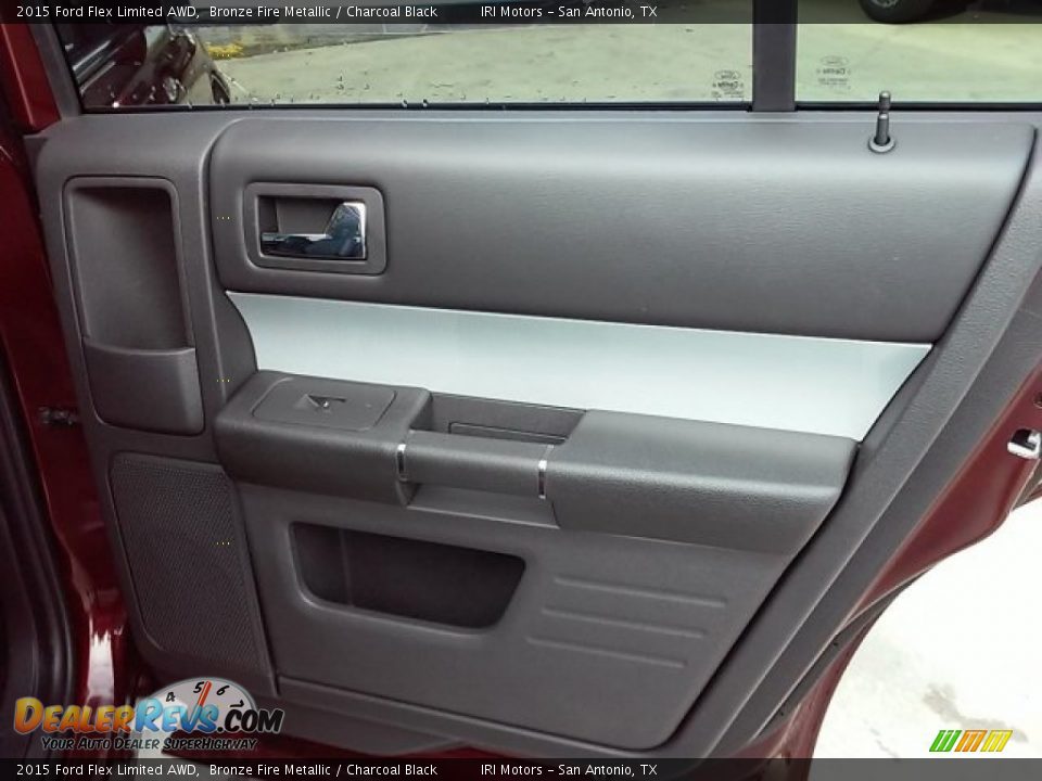 2015 Ford Flex Limited AWD Bronze Fire Metallic / Charcoal Black Photo #25