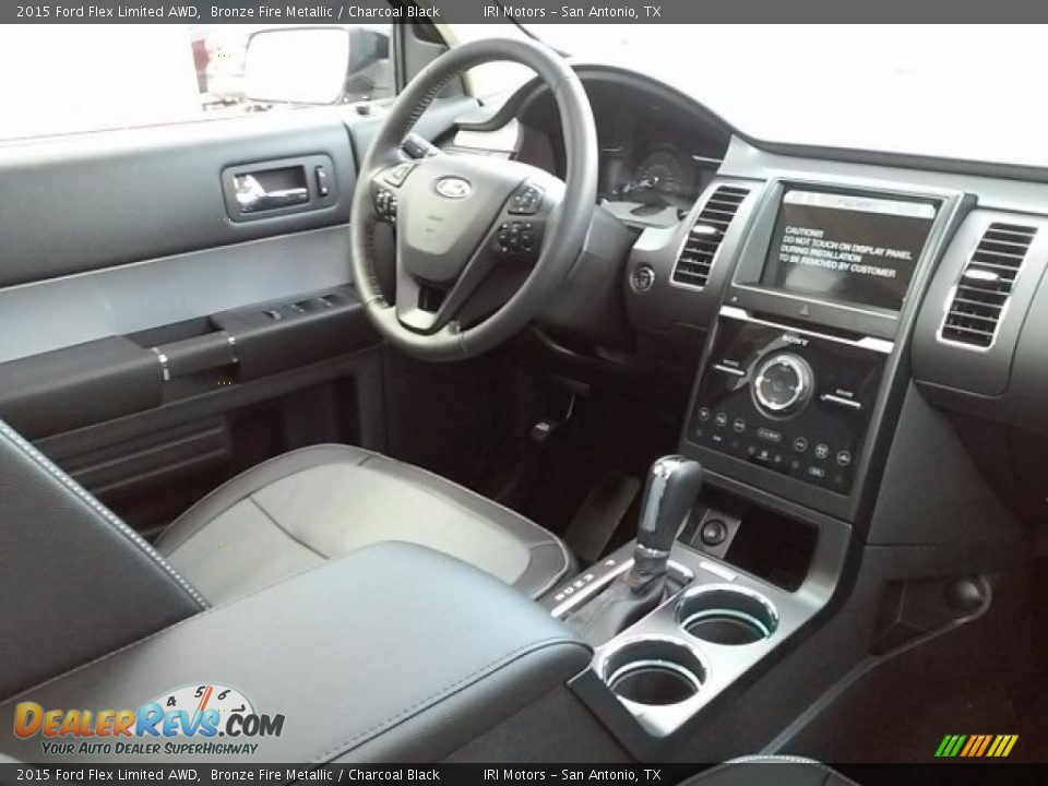 2015 Ford Flex Limited AWD Bronze Fire Metallic / Charcoal Black Photo #26