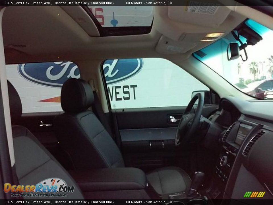 2015 Ford Flex Limited AWD Bronze Fire Metallic / Charcoal Black Photo #33