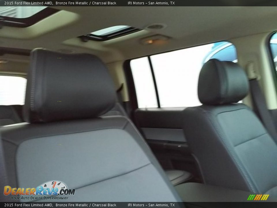 2015 Ford Flex Limited AWD Bronze Fire Metallic / Charcoal Black Photo #34