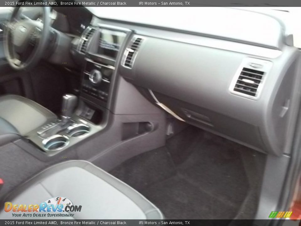 2015 Ford Flex Limited AWD Bronze Fire Metallic / Charcoal Black Photo #36
