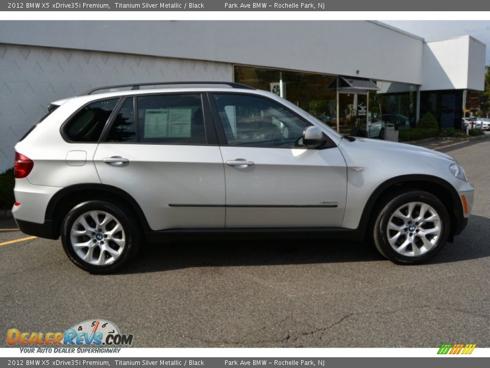 2012 BMW X5 xDrive35i Premium Titanium Silver Metallic / Black Photo #2
