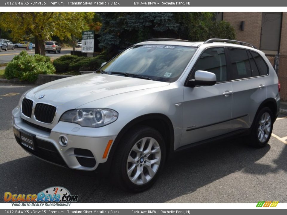 2012 BMW X5 xDrive35i Premium Titanium Silver Metallic / Black Photo #6