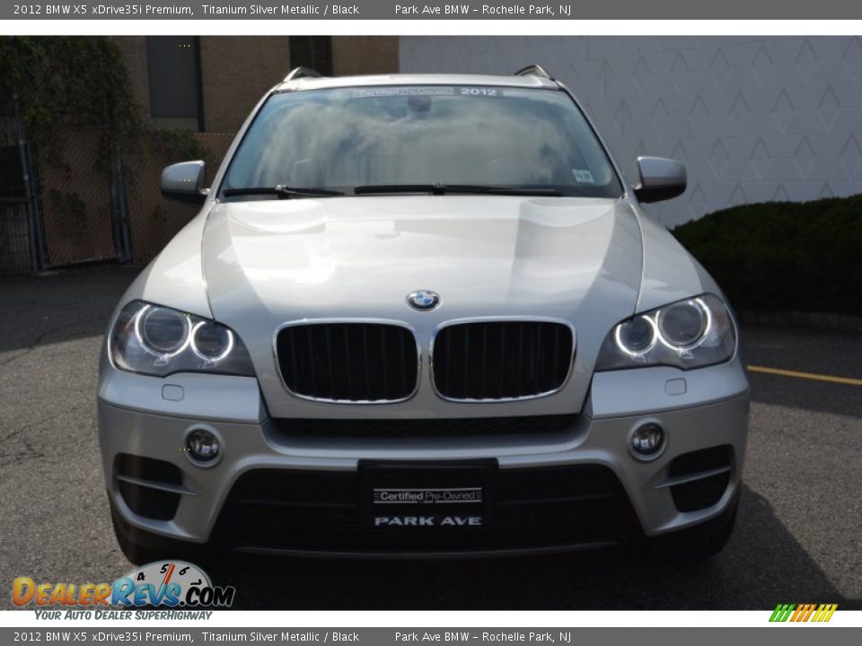 2012 BMW X5 xDrive35i Premium Titanium Silver Metallic / Black Photo #7