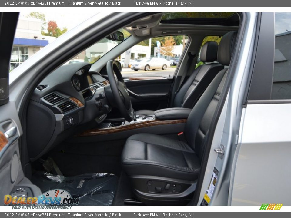 2012 BMW X5 xDrive35i Premium Titanium Silver Metallic / Black Photo #11