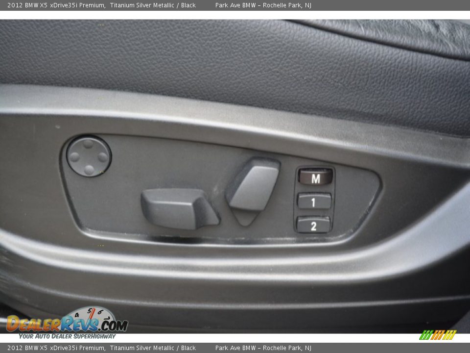 2012 BMW X5 xDrive35i Premium Titanium Silver Metallic / Black Photo #12