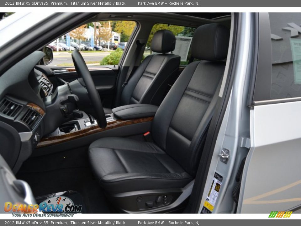 2012 BMW X5 xDrive35i Premium Titanium Silver Metallic / Black Photo #13