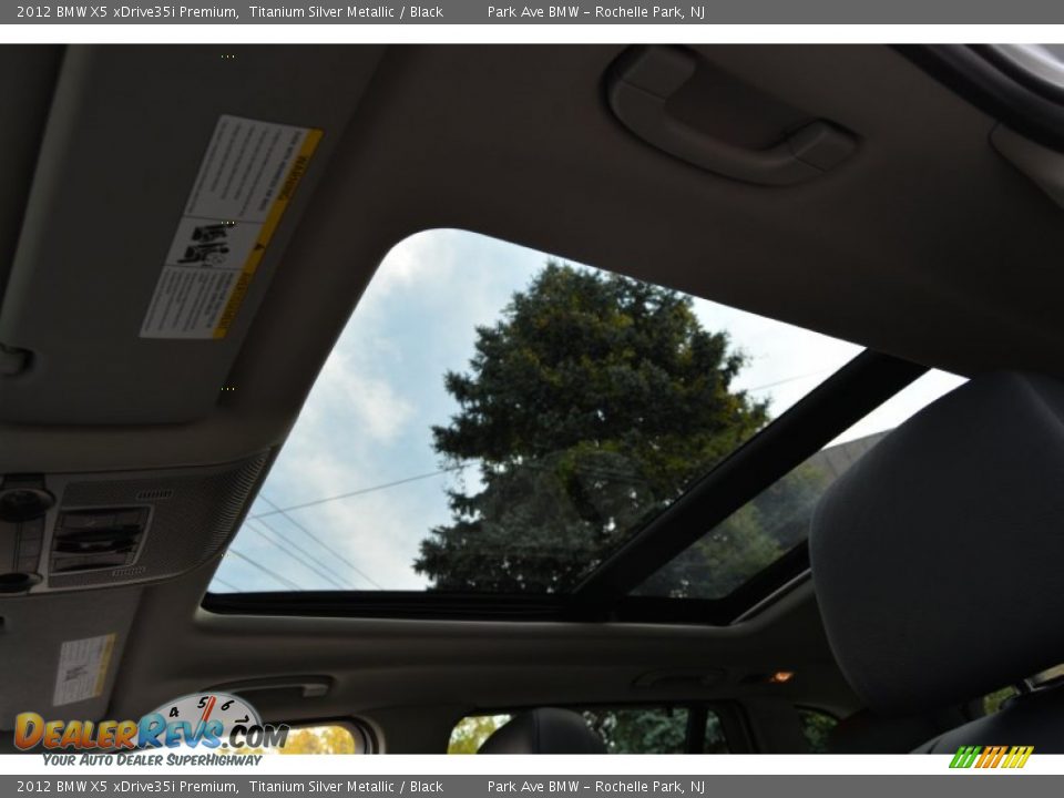 2012 BMW X5 xDrive35i Premium Titanium Silver Metallic / Black Photo #14