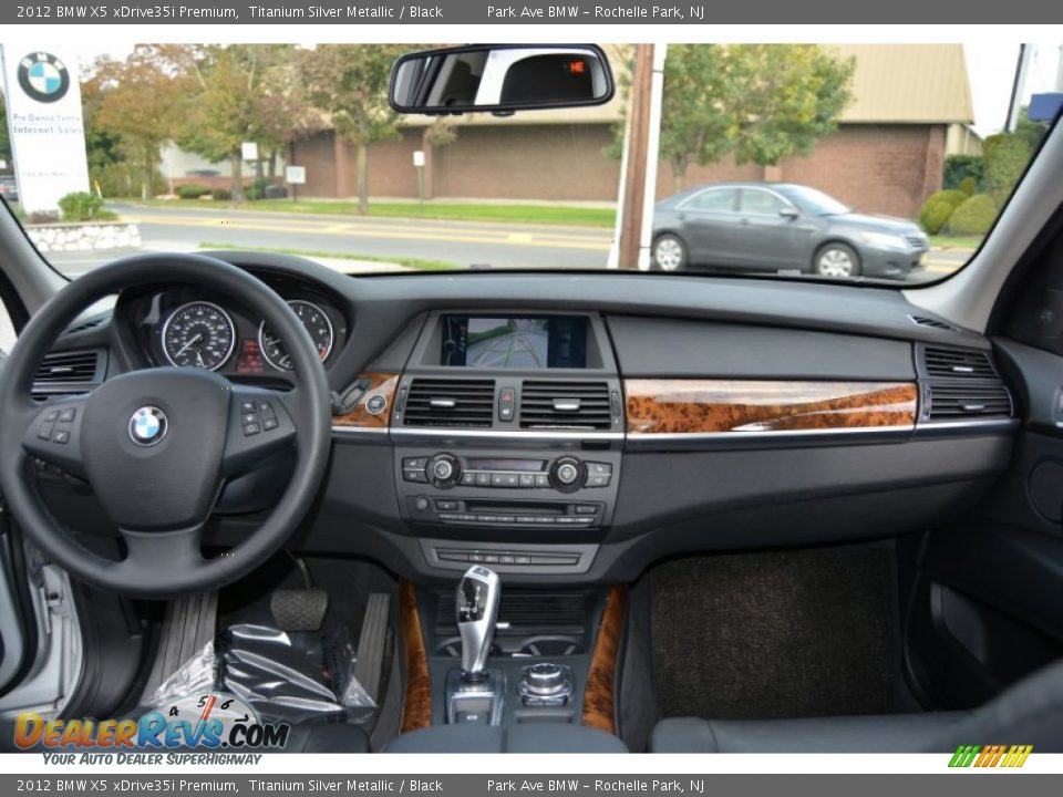 2012 BMW X5 xDrive35i Premium Titanium Silver Metallic / Black Photo #15