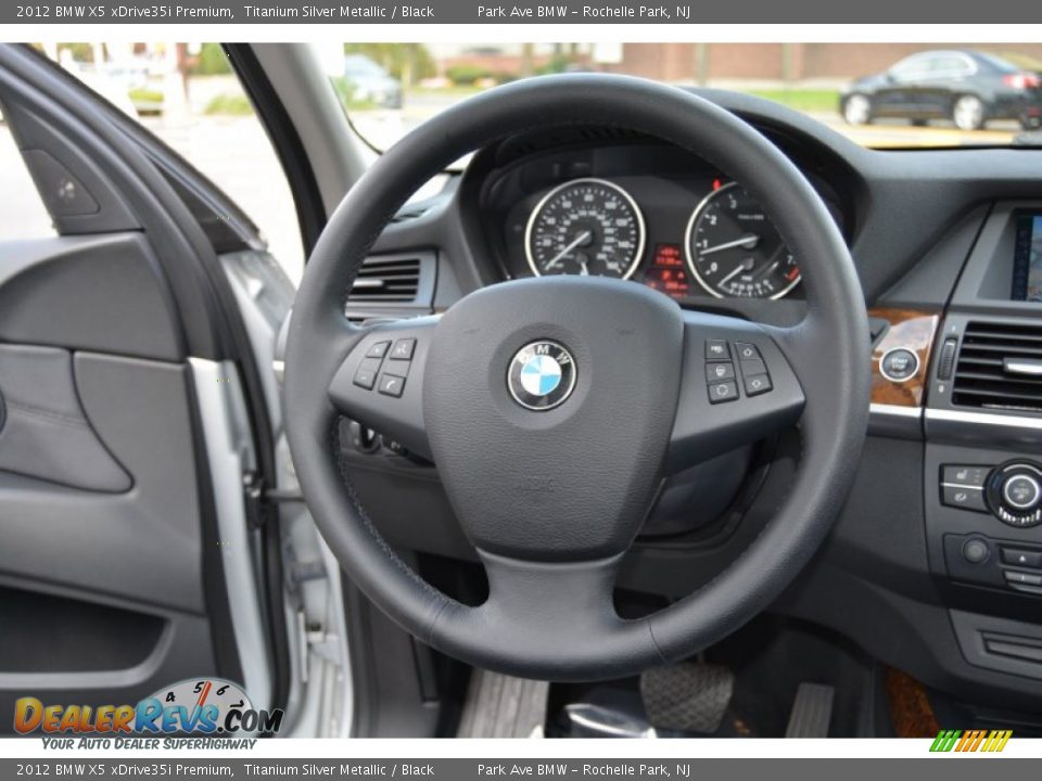 2012 BMW X5 xDrive35i Premium Titanium Silver Metallic / Black Photo #18